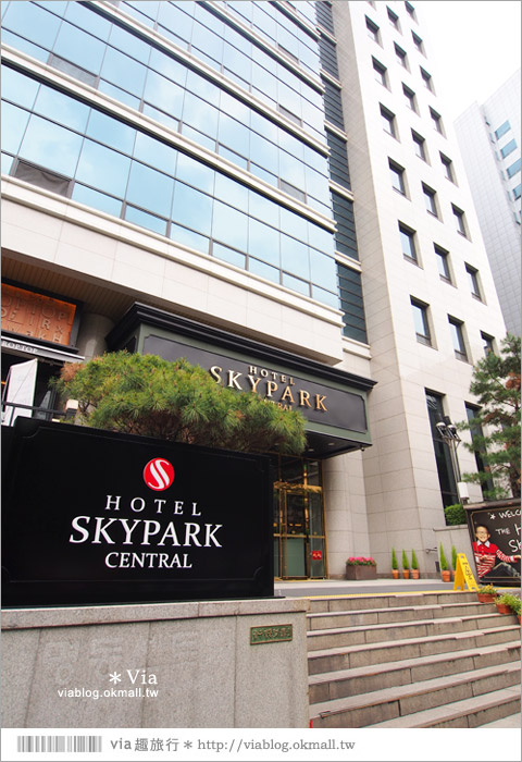 明洞住宿推薦》明洞天空花園酒店中央店HOTEL SKYPARK CENTRAL＊地點超好，逛明洞就住這間＊