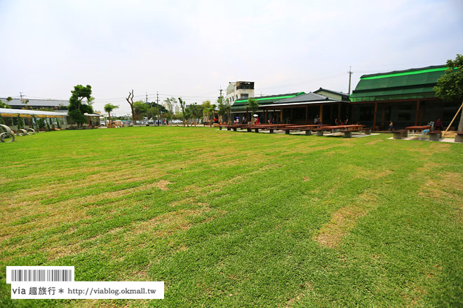 台中親子餐廳》赤腳丫生態農莊～大草地！休日帶孩子們來奔跑、用餐的好去處！