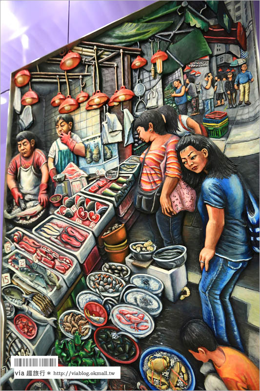 香港旅遊景點》西環漫遊～西營盤站浮雕壁畫、余均益辣椒醬、科士街石牆樹！西環比你想像中的還有趣！