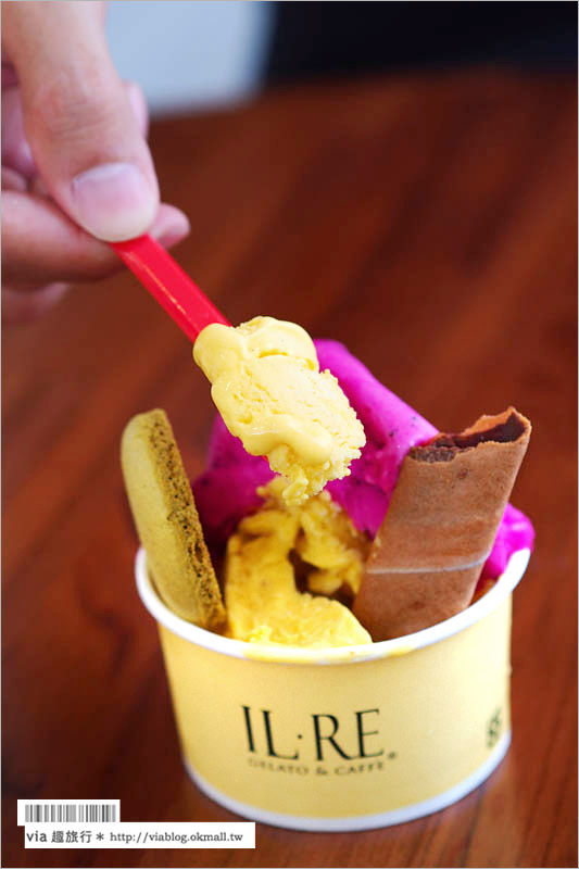 南投冰淇淋店》冰店推薦～IL‧RE GELATO &  CAFF`E國王你好‧義式冰淇淋好吃又可愛！