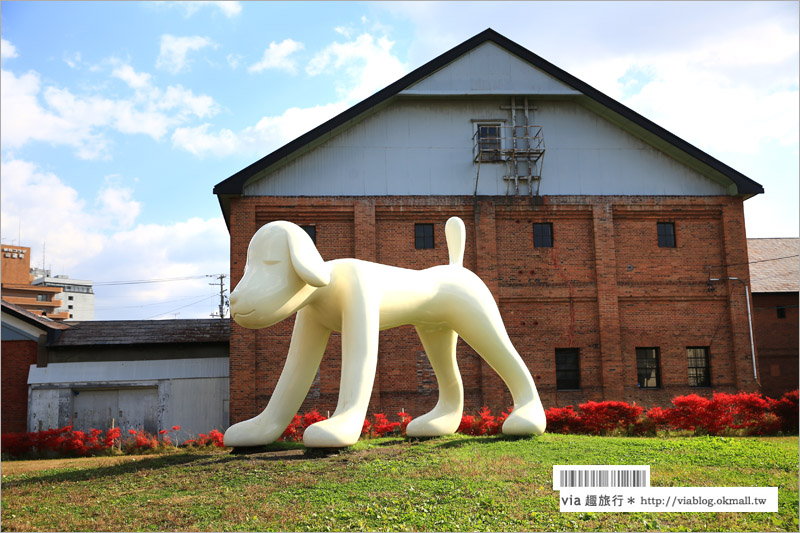 青森旅遊景點》吉野町綠地公園「A to Z Memorial Dog」～朝聖！奈良美智的弘前犬！