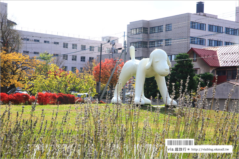 青森旅遊景點》吉野町綠地公園「A to Z Memorial Dog」～朝聖！奈良美智的弘前犬！