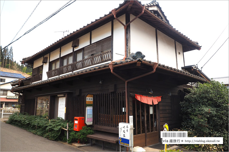 九州旅遊景點》大分縣溫泉～長湯溫泉鄉散策去‧茶房川端家／ラムネ温泉館／B.B.C長湯