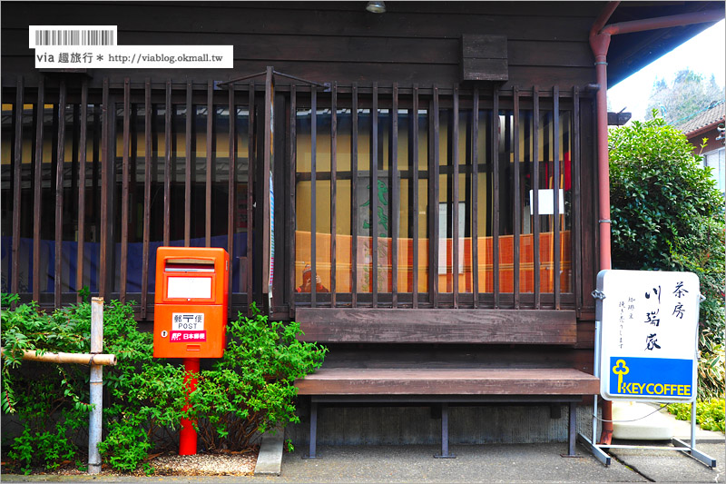 九州旅遊景點》大分縣溫泉～長湯溫泉鄉散策去‧茶房川端家／ラムネ温泉館／B.B.C長湯