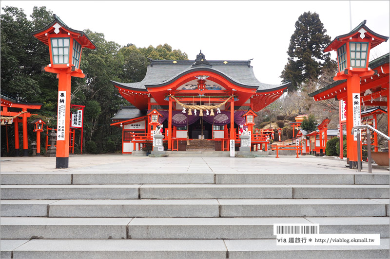 大分旅遊景點》扇森稻荷神社～九州迷你版的紅色千鳥居，竟然在大分鄉間遇見了！