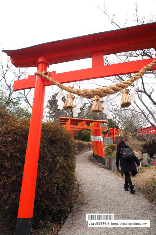 大分旅遊景點》扇森稻荷神社～九州迷你版的紅色千鳥居，竟然在大分鄉間遇見了！