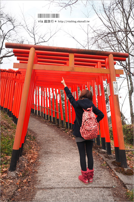 大分旅遊景點》扇森稻荷神社～九州迷你版的紅色千鳥居，竟然在大分鄉間遇見了！