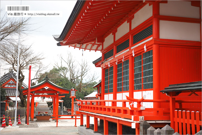 大分旅遊景點》扇森稻荷神社～九州迷你版的紅色千鳥居，竟然在大分鄉間遇見了！