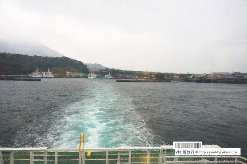 鹿兒島景點》搭乘櫻島渡輪出發到櫻島看火山、泡足湯趣～用鹿兒島交通一日券好方便！