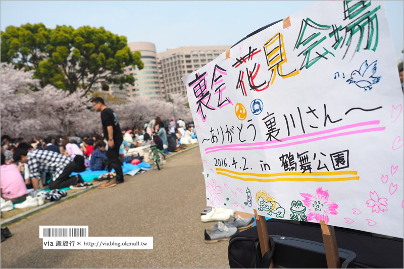 名古屋賞櫻》鶴舞公園～日本100大賞櫻名所‧1200株綻放的櫻花超壯觀！美翻了！