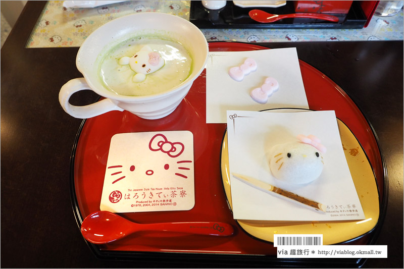 京都Kitty茶寮》二年坂／Hello Kitty茶寮(はろうきてぃ茶寮)～粉絲朝聖！來去夢幻系茶屋吃甜點！