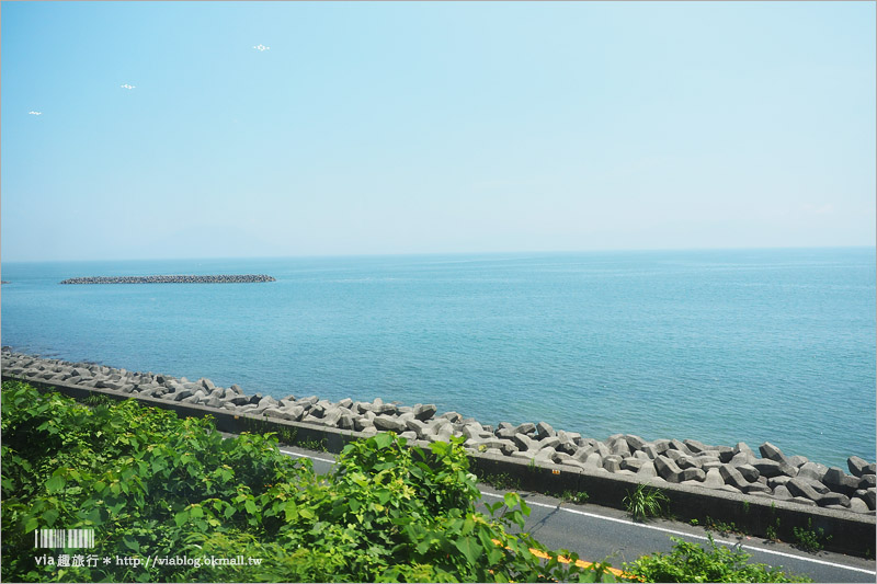 九州觀光列車》指宿之玉手箱～看得見海的鐵路！有著浦島太郎傳說的黑白色車廂、親子同遊的好選擇！