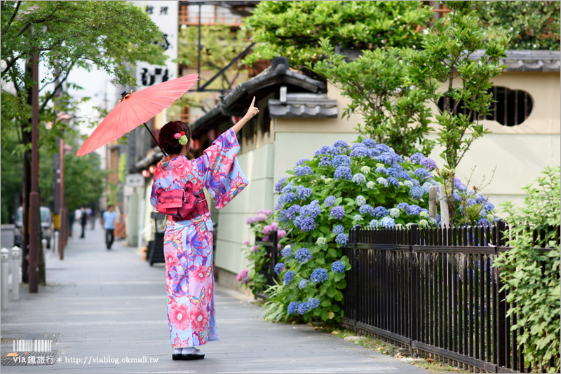 京都和服出租》花かんざし(花簪)浴衣／和服體驗～有中文！款式價位任選～一起來去變身京都美人！