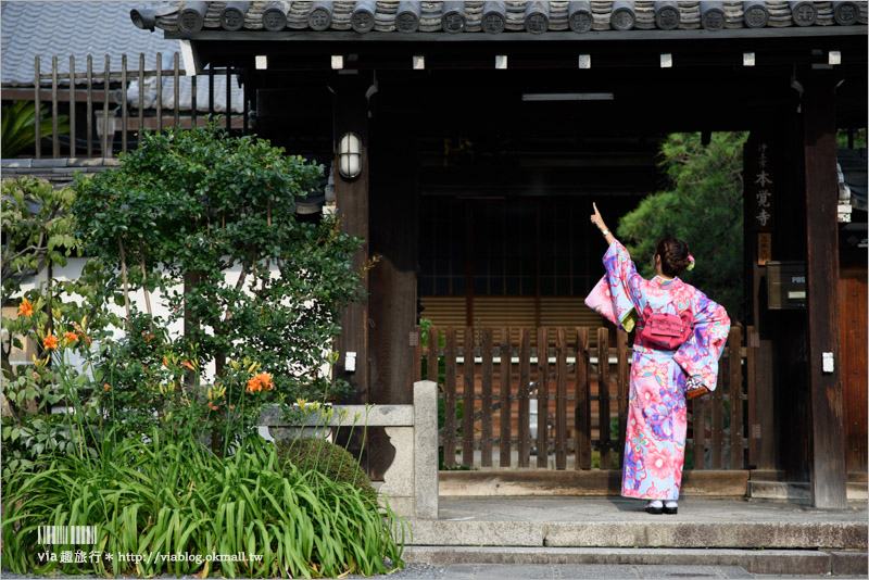 京都和服出租》花かんざし(花簪)浴衣／和服體驗～有中文！款式價位任選～一起來去變身京都美人！