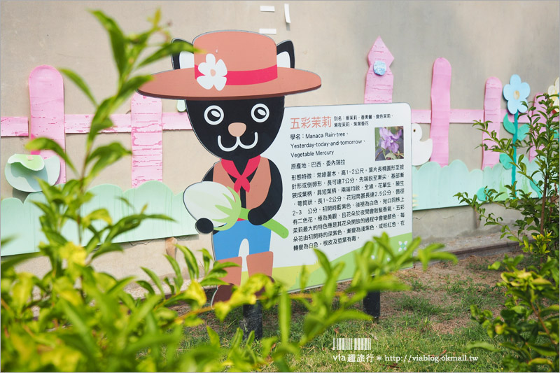 彰化景點廟》茉莉花壇夢想館～免門票參觀‧拍照去！可愛的歐風小屋以及貓咪公仔好俏皮