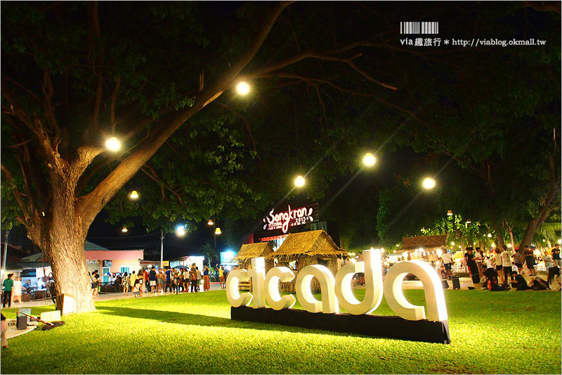 華欣夜市》華欣蟬鳴假日創意市集Cicada night market～文青風情的白色市集，優雅的好浪漫！ @Via's旅行札記-旅遊美食部落格