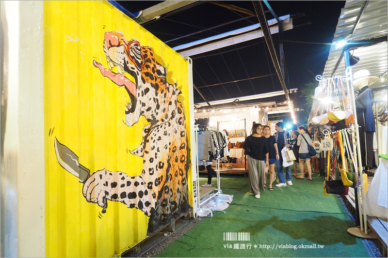 曼谷夜市》ARTBOX BANGKOK～超好拍！白色貨櫃屋打造出文青風格新夜市！