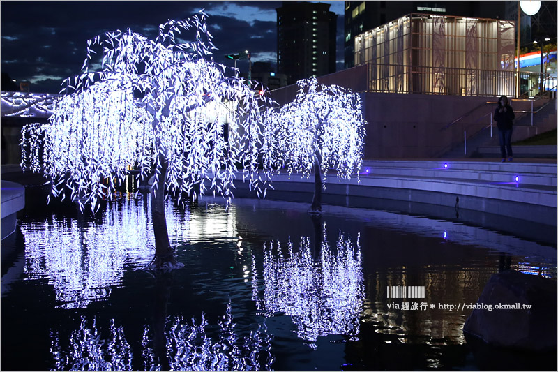 台中景點》柳川親水河道～台中版清溪川！景觀河岸藝術裝置越夜越美麗！