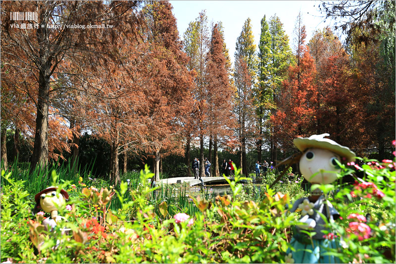 【彰化菁芳園落羽松】Tenway Cafe～園區新咖啡館登場！帶著紫色夢幻感的玻璃花房好浪漫！