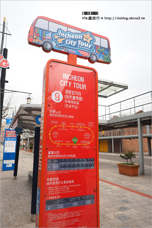 仁川景點》跟著鬼怪去旅行～開港場、仁川自由公園拍照去！搭乘仁川觀光巴士一日遊好方便！