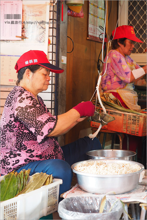 彰化美食》芬園溪頭阿珠古早味燒肉粽～聞香二十多年老店！挑水古道美食小吃吃這間！