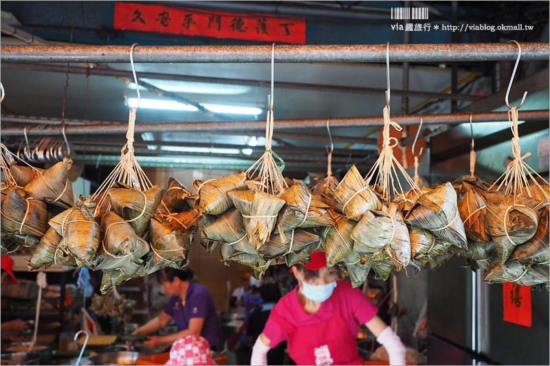 彰化美食》芬園溪頭阿珠古早味燒肉粽～聞香二十多年老店！挑水古道美食小吃吃這間！