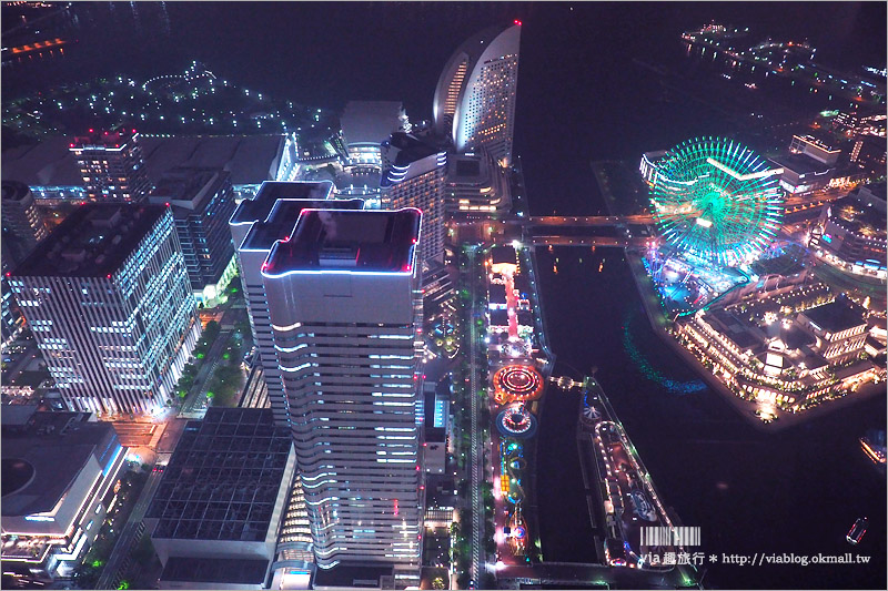 橫濱夜景》橫濱地標塔(THE LANDMARK TOWER)／逛街吃美食＋夢幻橫濱百萬夜景～一次搞定！