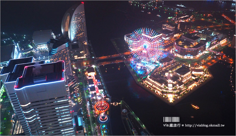 橫濱夜景》橫濱地標塔(THE LANDMARK TOWER)／逛街吃美食＋夢幻橫濱百萬夜景～一次搞定！