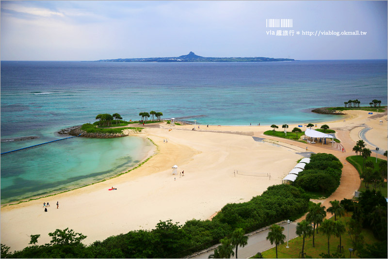 沖繩海景飯店》推薦！Orion本部度假SPA飯店(Hotel Orion Motobu Resort & Spa)～翡翠沙灘的夢幻海景＋空間超大的渡假房型！