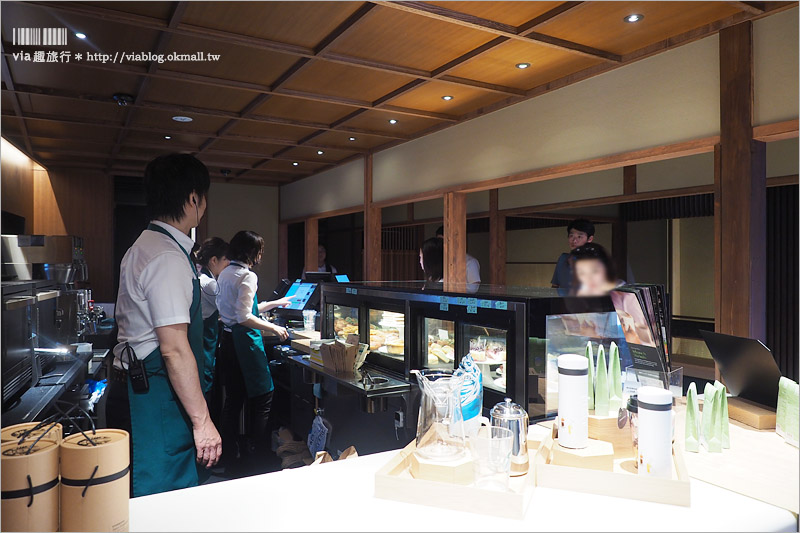京都星巴克》星巴克二年坂ヤサカ茶屋～百年老屋裡的咖啡香！全球唯一榻榻米座席星巴克！