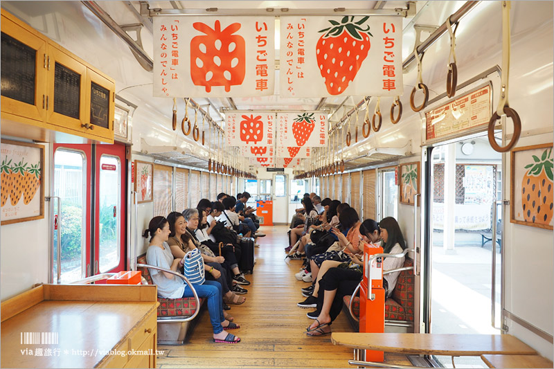 和歌山自由行》草莓電車～粉嫩甜美的草莓主題列車好好拍！和歌山貴志川線一日遊(1)