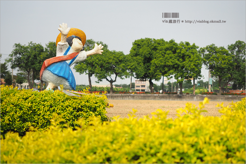 雲林景點》西螺埤頭繪本公園～貓咪彩繪牆好古錐‧帶你走入繪本般的童話世界！