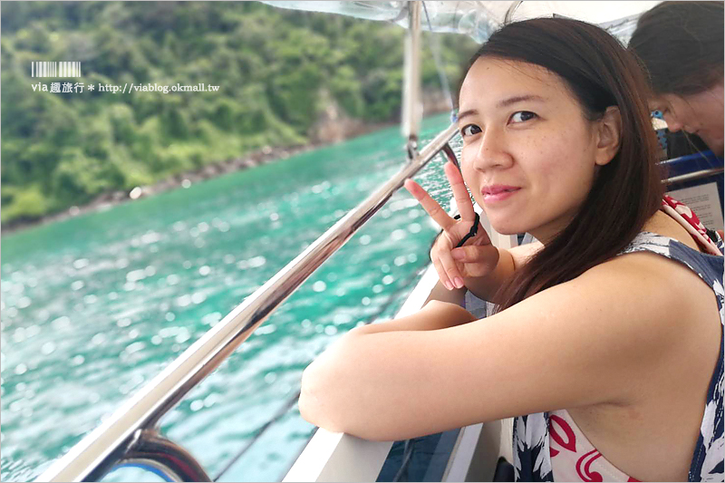 泰國自由行》蘭塔島一日遊行程～出海旅行！一天跳四島浮潛趣，秘境翡翠洞好驚豔！