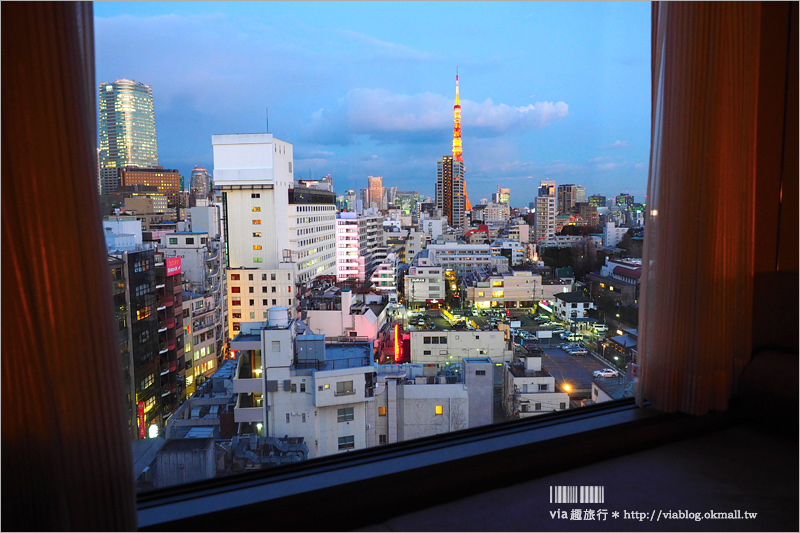 東京飯店》六本木光芒飯店～看得見東京鐵塔！近地鐵、頂樓有大浴場的推薦住宿旅館