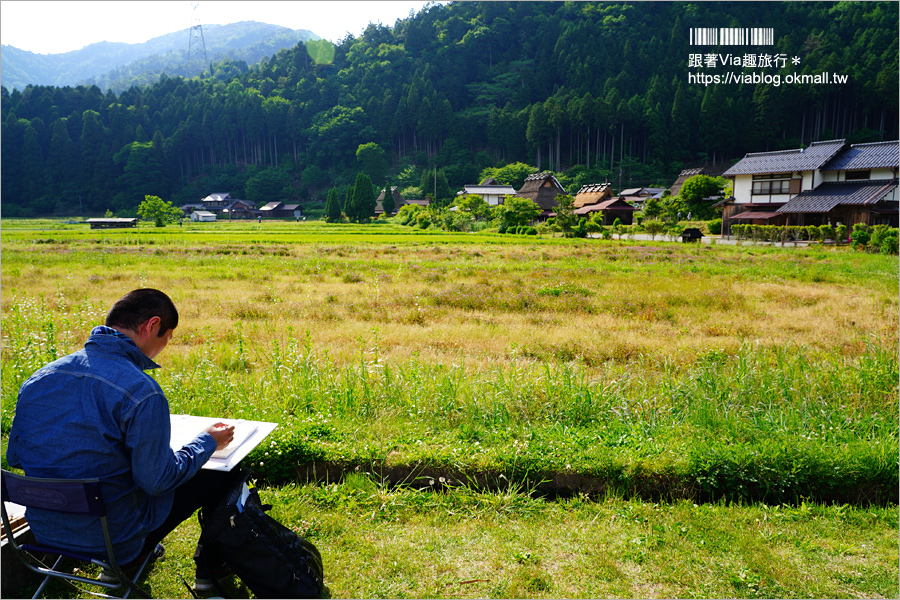 京都旅遊》美山町かやぶきの里～綠色版美山町超美！必去～日本三大茅葺屋聚落！