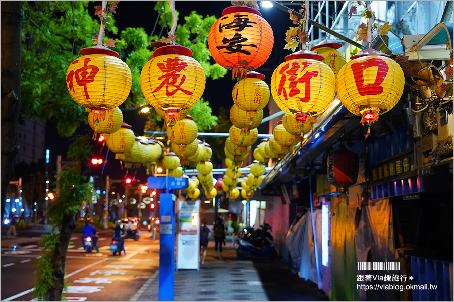 台南景點》海安路「街道美術館」～新亮點！變身大型戶外藝術館，夜裡發光更夢幻！