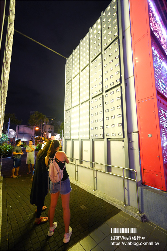 台南景點》海安路「街道美術館」～新亮點！變身大型戶外藝術館，夜裡發光更夢幻！