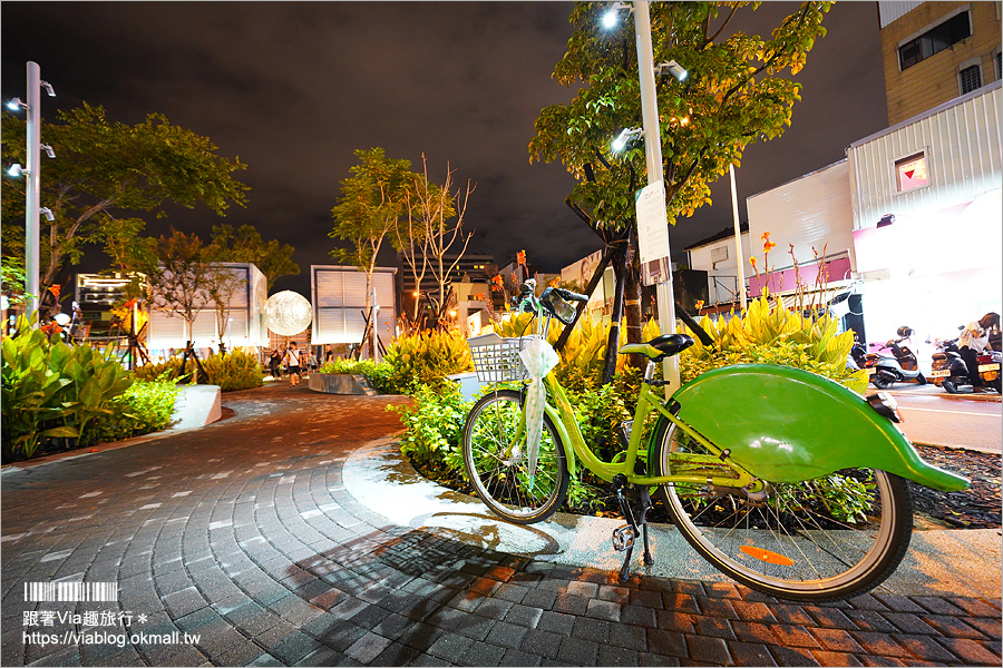 台南景點》海安路「街道美術館」～新亮點！變身大型戶外藝術館，夜裡發光更夢幻！