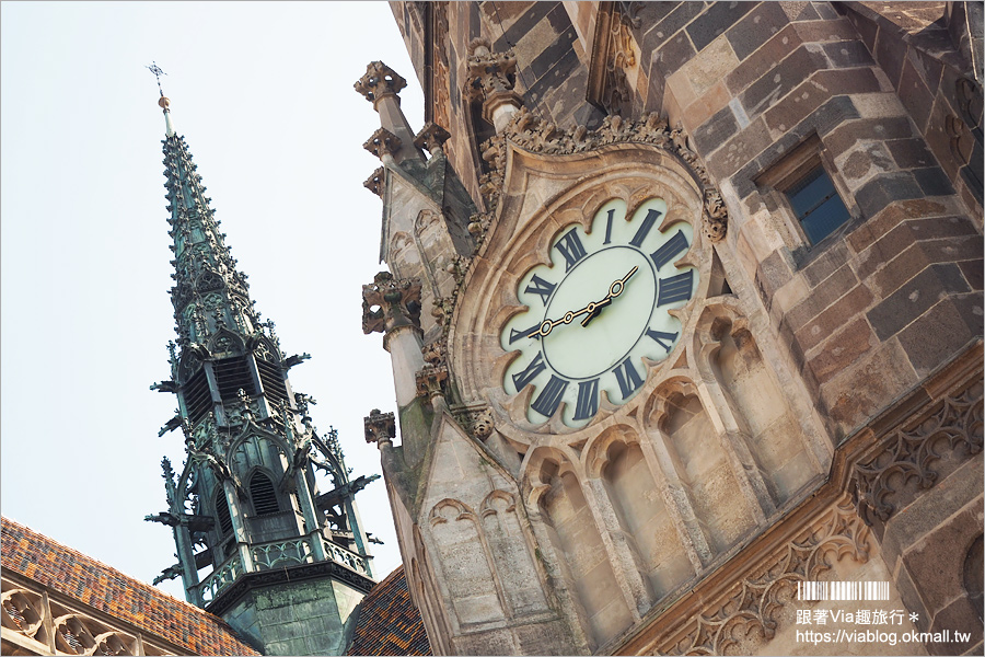 科希策景點》聖伊麗莎白主教座堂St.Elizabeth Cathedral～斯洛伐克最大教堂＋夜遊舊城區美景