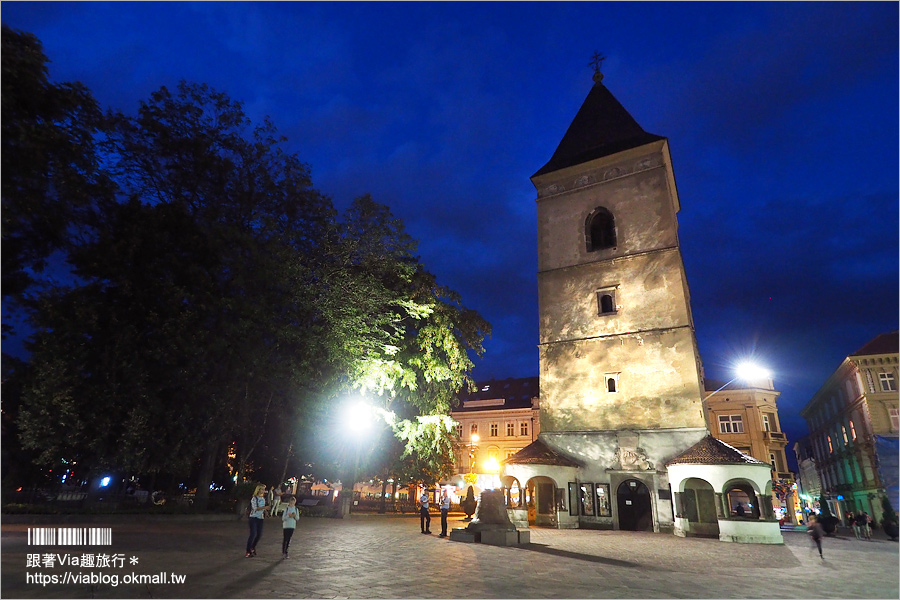 科希策景點》聖伊麗莎白主教座堂St.Elizabeth Cathedral～斯洛伐克最大教堂＋夜遊舊城區美景