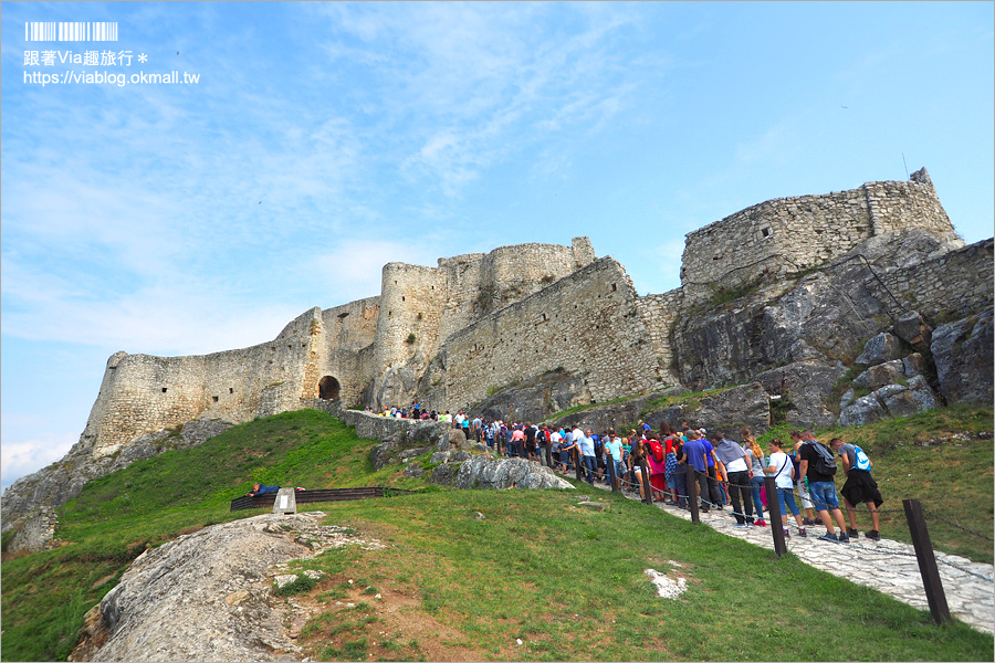 斯洛伐克旅遊》世界文化遺產景點｜中歐最大城堡遺跡好美～Spis Castle斯皮什城堡+Spissky salas餐廳