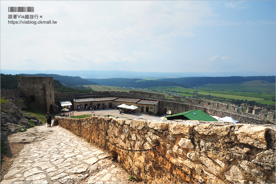 斯洛伐克旅遊》世界文化遺產景點｜中歐最大城堡遺跡好美～Spis Castle斯皮什城堡+Spissky salas餐廳