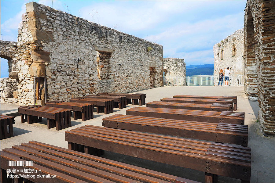 斯洛伐克旅遊》世界文化遺產景點｜中歐最大城堡遺跡好美～Spis Castle斯皮什城堡+Spissky salas餐廳