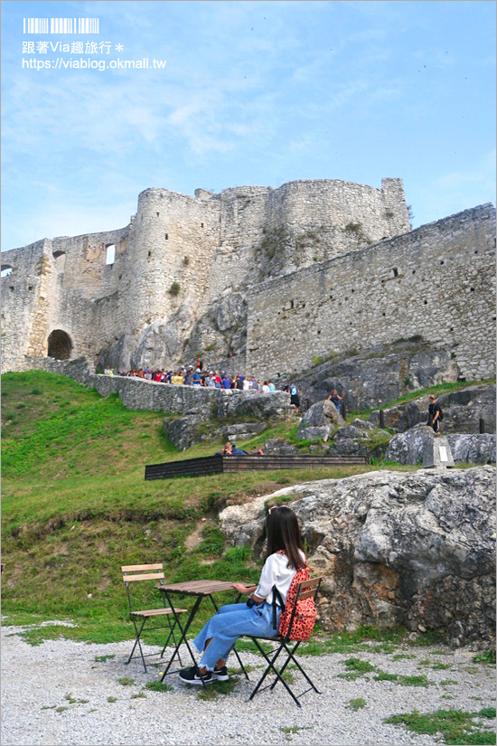 斯洛伐克旅遊》世界文化遺產景點｜中歐最大城堡遺跡好美～Spis Castle斯皮什城堡+Spissky salas餐廳