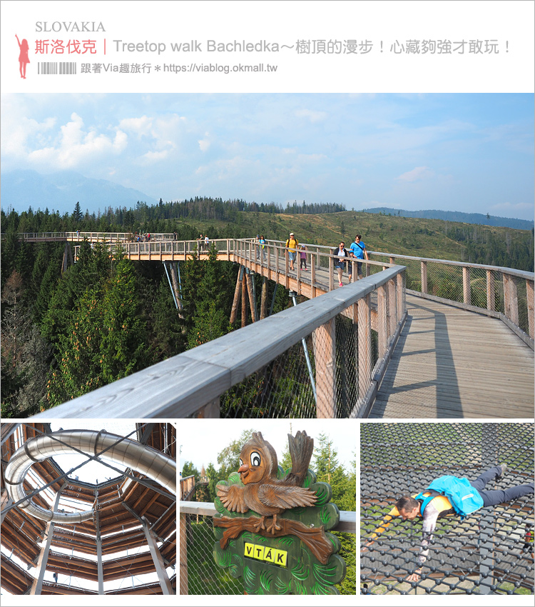 斯洛伐克自由行》Treetop walk Bachledka～森林中樹頂步道，挑戰心臟之餘又有美景相伴的新景點！