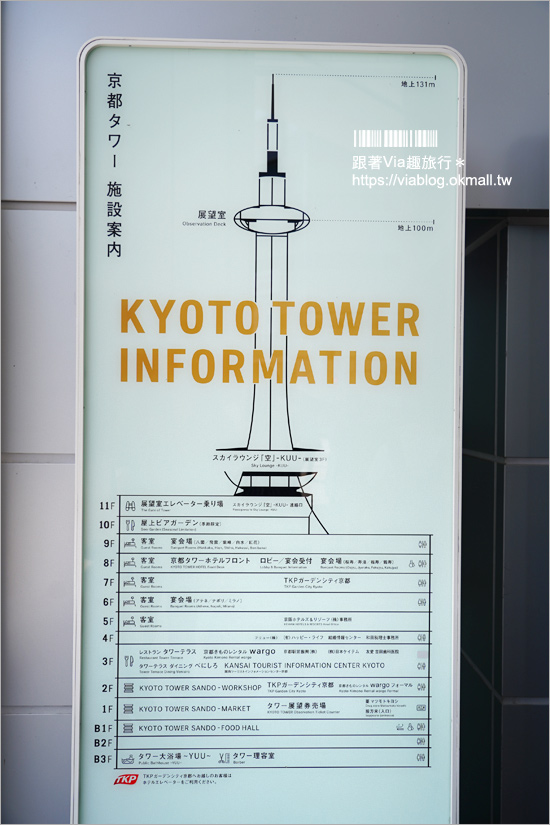 京都景點》京都塔KYOTO TOWER～京都最高建築賞景趣！文附購票網址直接買好方便！