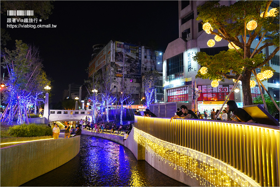 綠川水岸》台中綠川又有新亮點夜間璀璨登場！點亮．綠柳川創意藝術光景展～