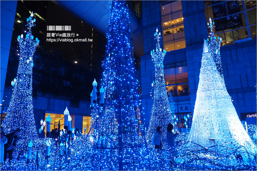 東京燈光展》汐留Caretta Illumination～必去！最夢幻的點燈場地！浪漫迪士尼燈光音樂秀好精彩！