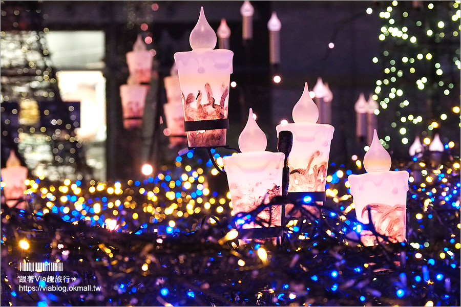 東京燈光展》汐留Caretta Illumination～必去！最夢幻的點燈場地！浪漫迪士尼燈光音樂秀好精彩！