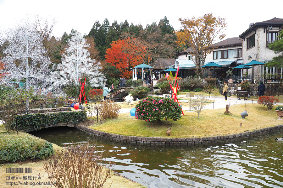 箱根景點》玻璃之森美術館／ガラスの森美術館～走入歐風莊園的玻璃藝術庭園！